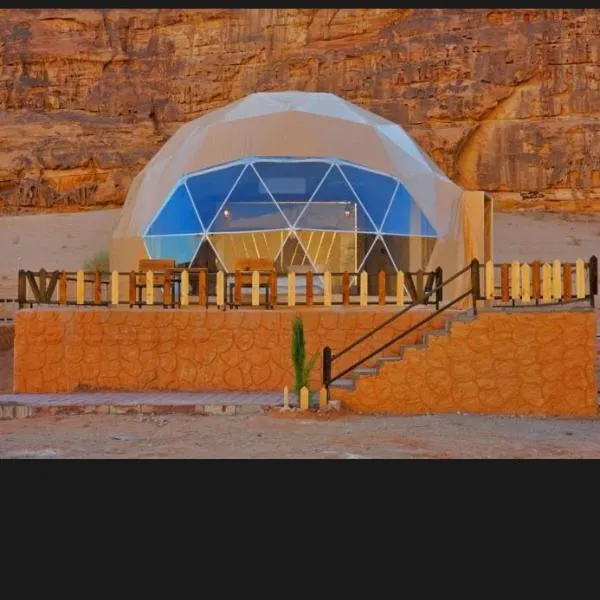 Wadi rum Rozana camp、ワディ・ラムのホテル