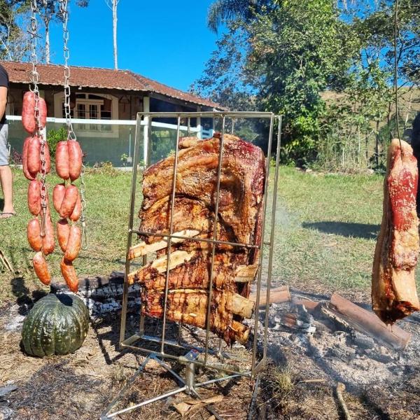 Casa de campo simples com lagos para pesca - Foto 4