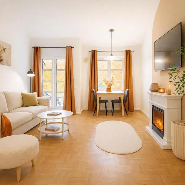 Apartment im Bayerischen Wald-ruhig gelegen, Kamin & Parkplatz, hotell i Waldkirchen