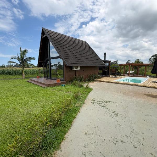 Chalé Rústico com Piscina Aquecida e Hidro - Foto 4