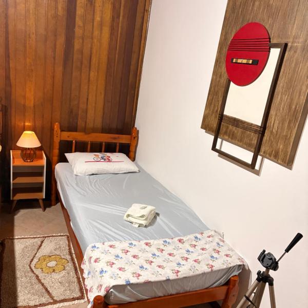 Osório Casa Rústica na Lagoa para 5 pessoas 2 quartos 250 metros da lagoabanhável 15 min da praia wiFi natureza tranquilidade - Foto 4