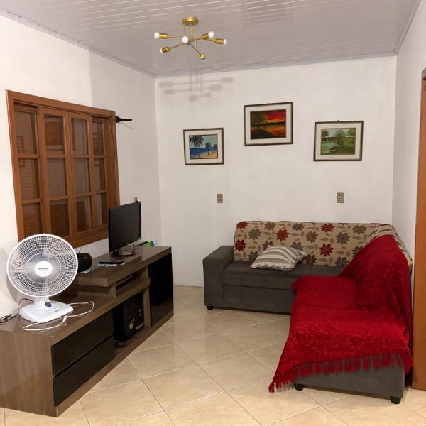 Casa na lagoa do Palmital com acesso à lagoa na propriedade e localizada apenas a 13 km da praia de Atlântida Sul e do Centro de Osório Lugar com Natureza-Wi-Fi 1 cama de casal e um beliche 2 solteiros - Foto 5