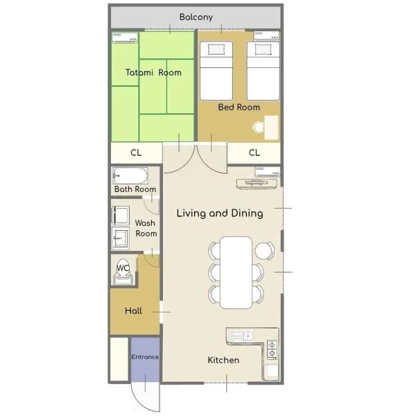 Cozy Family Room 305, hotel v mestu Matsumoto