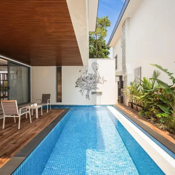 Cloud 7 by ELIVAAS Luxurious 4 BHK Villa with Pvt Pool、アンジュナのホテル