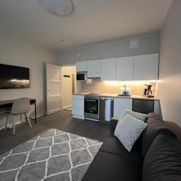Newly renovated studio apartment in centrum of Lahti, hótel í Lahti