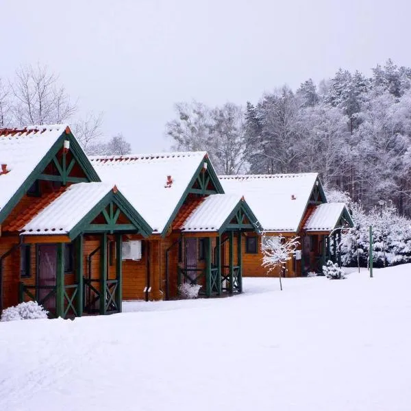 Domki Mazurskie w Ogrodach Złotej Łani Wiartel - Klimatyczne Apartamenty i Pokoje Widokowe, hotel a Wiartel