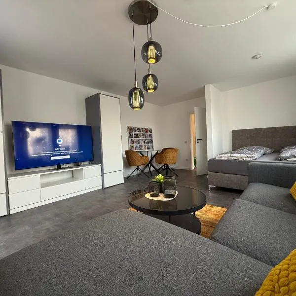브뤼케부르크에 위치한 호텔 Lichtdurchflutetes Appartement mit Balkon in ruhiger Lage von Bückeburg