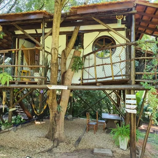 Ecocentro Brasil - Bangalô Flamboyant, hotel v destinaci São Pedro