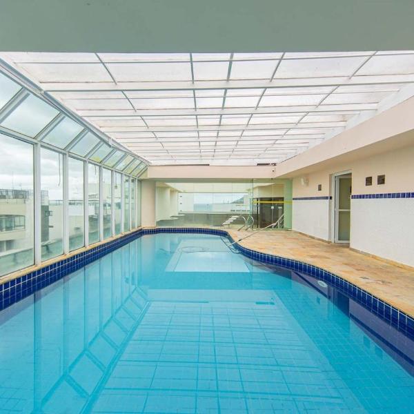 Apto c Piscina, Garagem e Academia a 180m da Praia