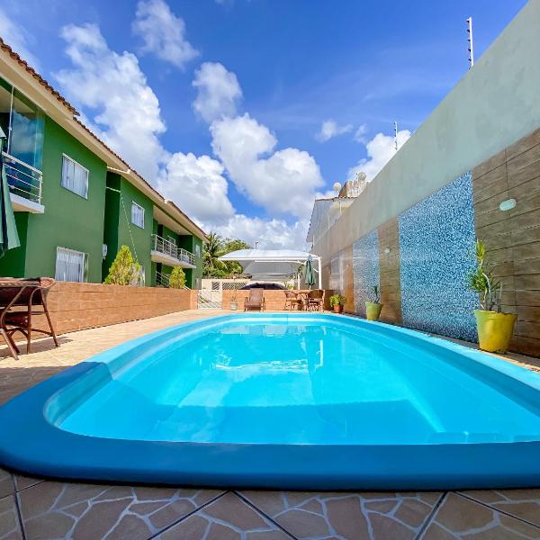 Condomínio com Piscina, Área Gourmet e Garagem a 800m da Praia de Taperapuã