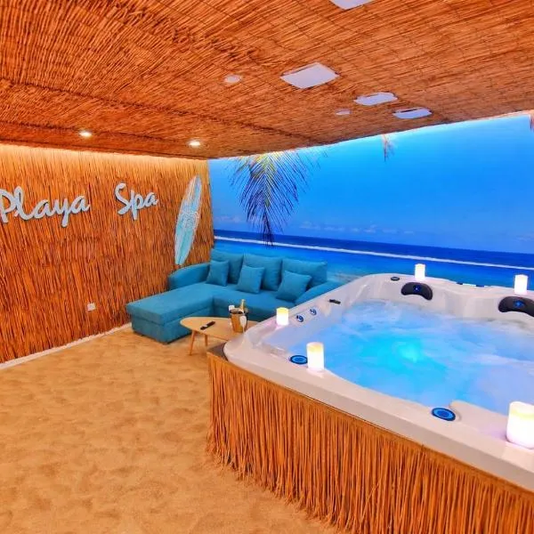 PLAYA SPA-4 Pers-Jacuzzi-Parking-Jardin-Clim-Colmar, hotel u gradu 'Muntzenheim'