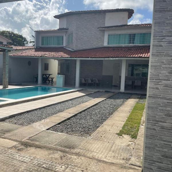 Casa 4 Qtos, Piscina, Churrasqueira, 100m Praia, Próximo Forte Itamaracá