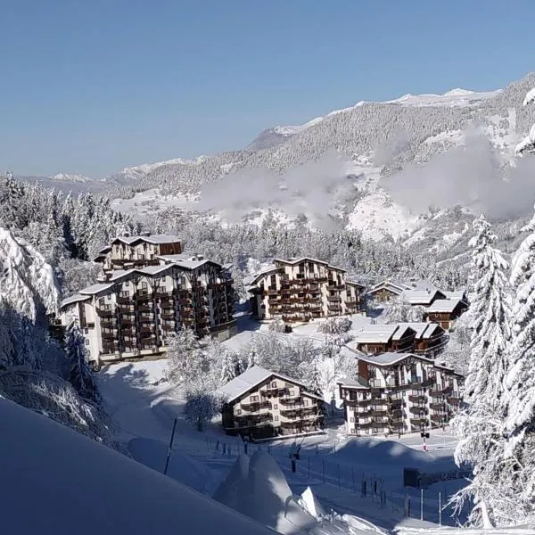 Appartement en résidence skis aux pieds avec sauna, hotel a Courchevel