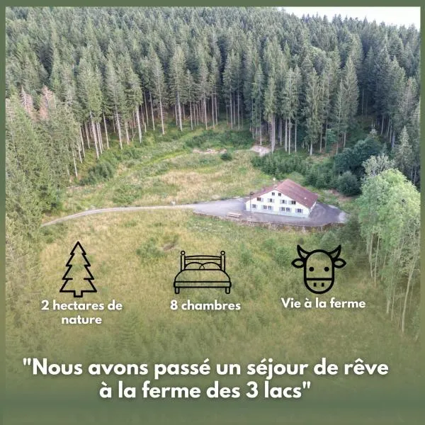 La Ferme des 3 lacs, hotel din Xonrupt-Longemer