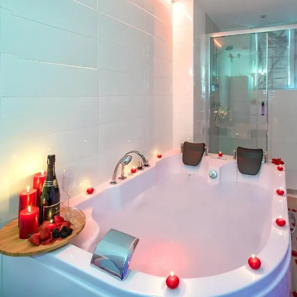 Balnéo hyper centre, Calme, Equipé, Proche gare, Wifi, hotel en Troyes