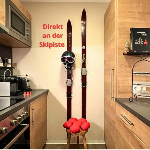 FeWo Schwarzwaldschick Feldberg I Direkt an der Piste I Whirlwanne I Tiefgarage I Skipass vergünstigt, hotel in Feldberg