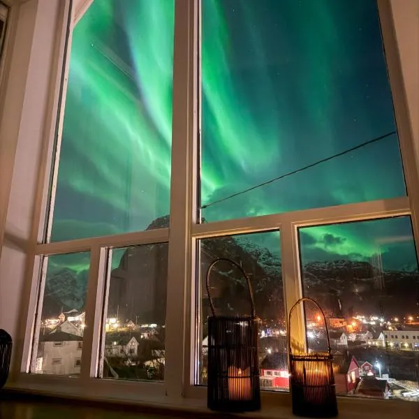 Panorama X Apartment 5 min from Reine, Hamnøy and Bodø ferry، فندق في موسكينيه