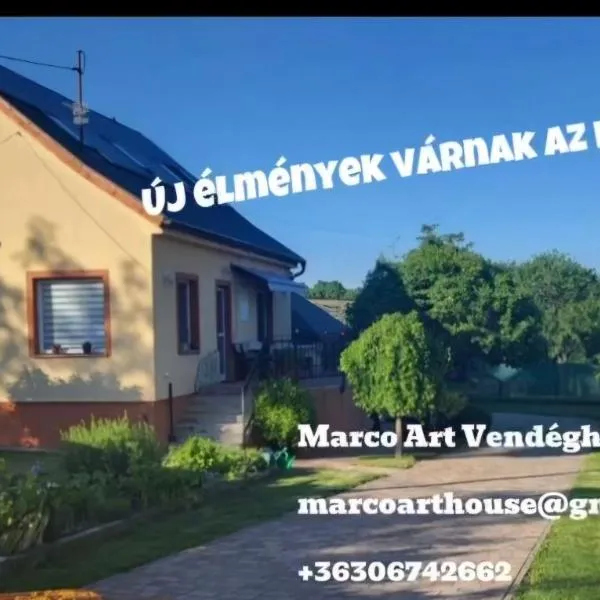 Marco Art Vendégház Jakuzzi, Sauna - 2025 nyártól - from this Summer 2025, hotel en Márkó