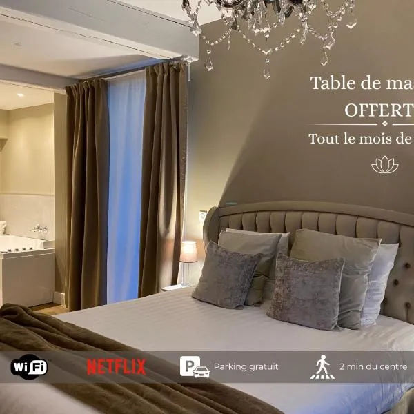 UN COCON EN VILLE - chambre SPA chic et élégante, hotel sa Pacy-sur-Eure