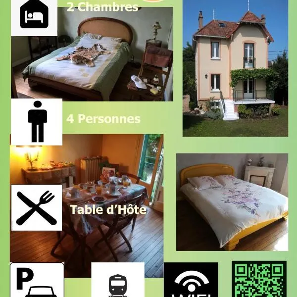 la villa des chats, hotel v mestu Andrésy