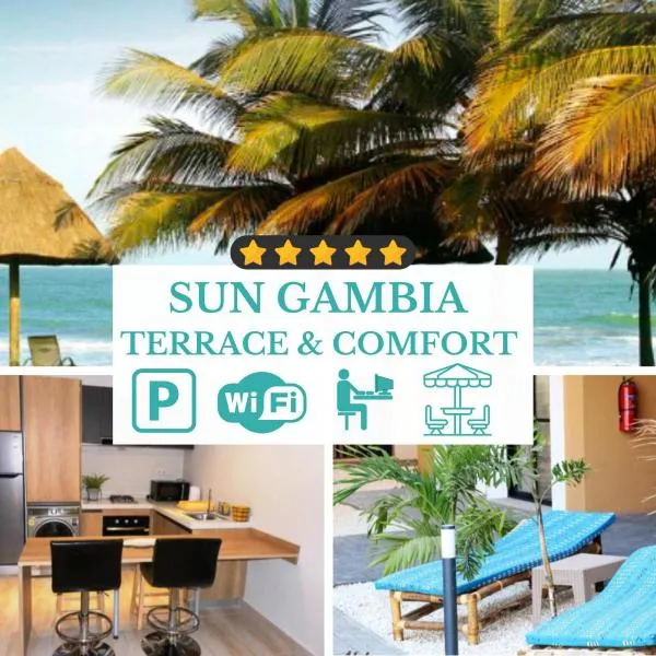 Sun Gambia Apartment - Terrace - Pool - Air Conditioner & Parking - 300m from Senegambia Beach - SPECIAL OFFER NOW, viešbutis mieste Bandžulis