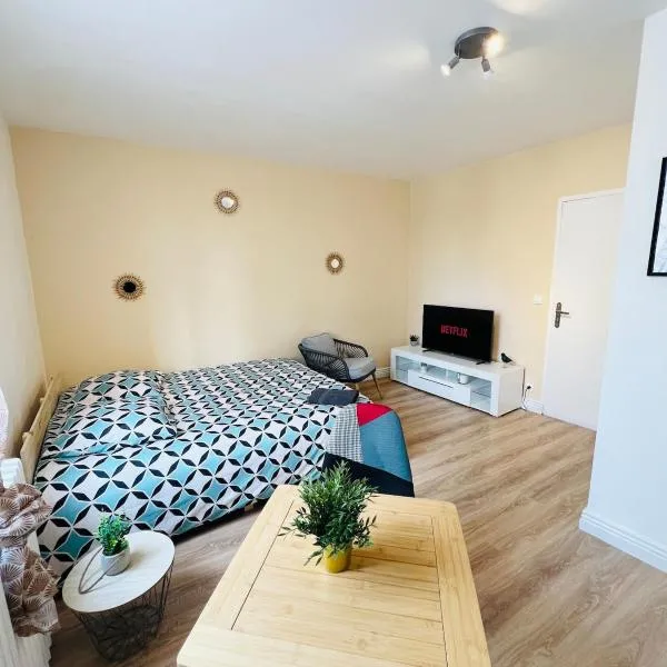 Studio Dulcea 1 Étage - Proche Centre & Gare -WiFi, hotelli kohteessa Châtellerault