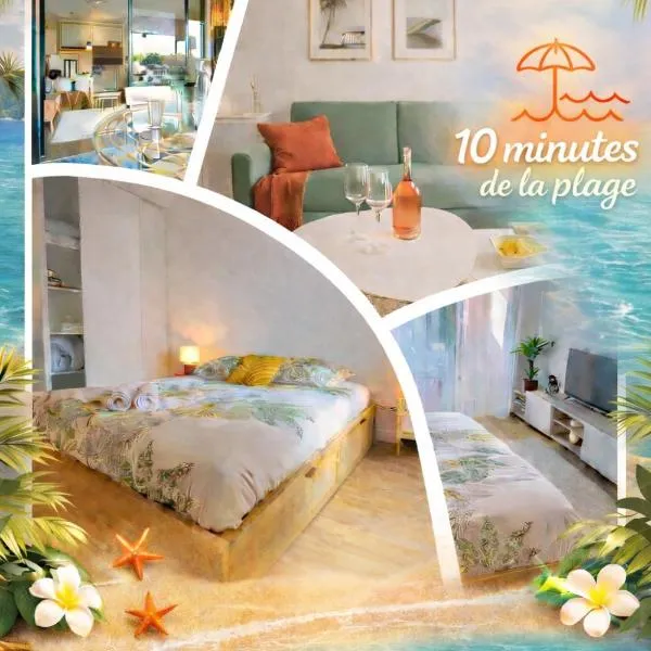 Biscawai Bisca Séjour détente dans un logement cosy avec terrasse ensoleillée, proche plage, hotel di Biscarrosse