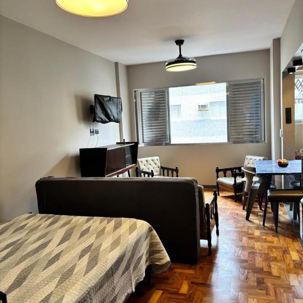 Studio amplo pé na areia