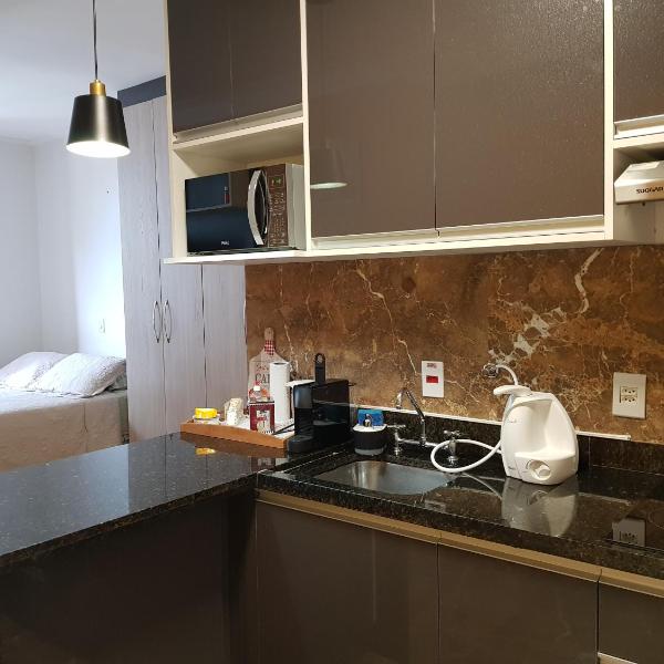 Flat Novo1 - Café, Cama Queen, Ar, Estac e Internet - Foto 3