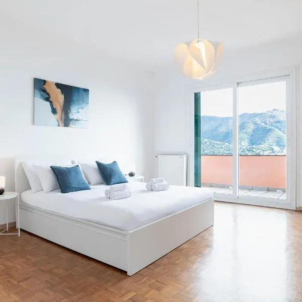 Majestic villa with sea view & private Spa, hotel Rapallóban