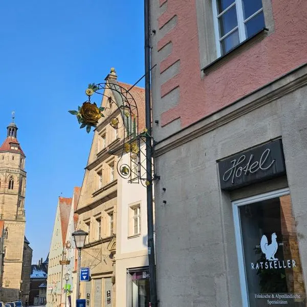 Viesnīca Hotel Rose pilsētā Veisenburga Bavārijā