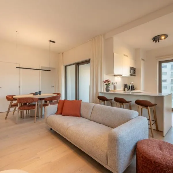 Viesnīca Modern Apartment with Terrace & Sea View Ostendē