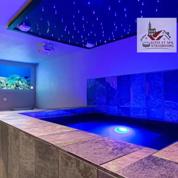 Gites Spa Strasbourg - Villa Gorille - SPA Privé, Sauna, Borne d'arcade, Babyfoot, hotel en Ittenheim