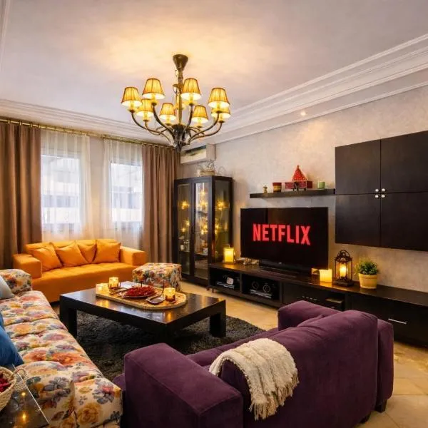 Chic-Top Amenity &Located in the center - 2 Bedrooms Apartment, hotel v destinácii Tanger