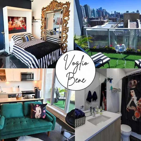 Boutique Studio City Views, Patio, Fireplace Voglio Bene, hotel v mestu Calgary