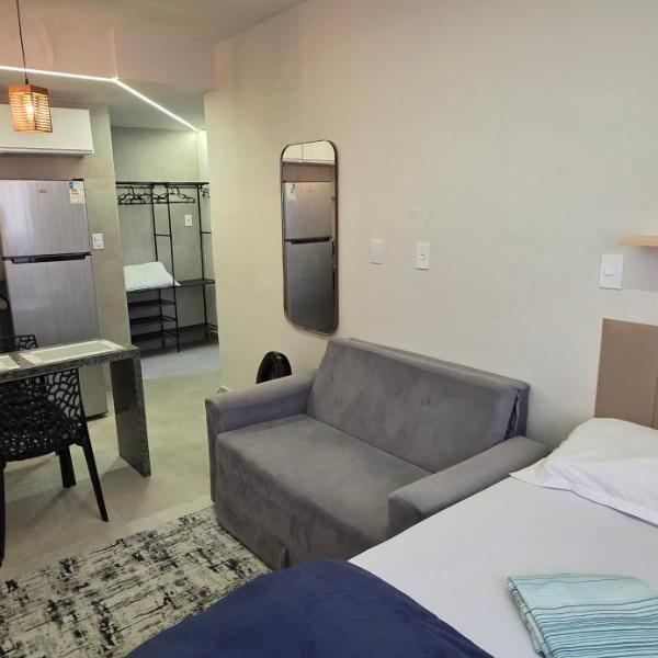 Apartamento moderno próximo ao metrô República - Centro