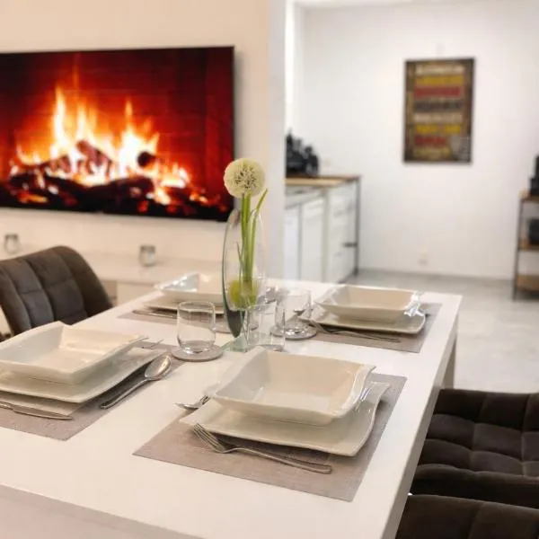 STN Business Suite - Ferienwohnung mit Parkplatz & Balkon, Terrasse & Fußbodenheizung, Netflix Premium, Zentral zu Audi & Schwarz Gruppe, hotel di Bad Friedrichshall