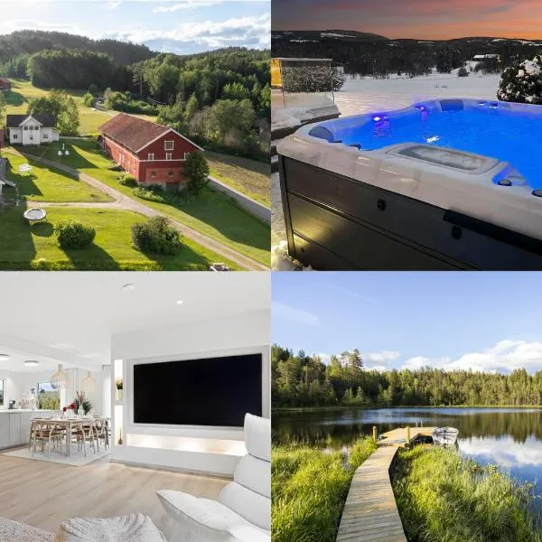 Luksusfølelse i hjertet av naturen med jacuzzi, hotel en Norem