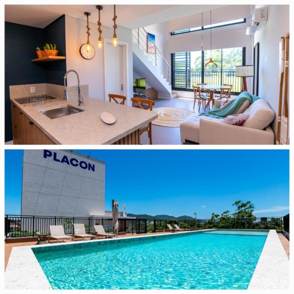 Loft Novo Campeche com piscina e garagem