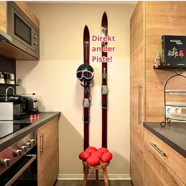 FeWo Schwarzwaldschick Feldberg I Direkt an der Piste I Whirlwanne I Tiefgarage I Skipass vergünstigt, hotel sa Feldberg