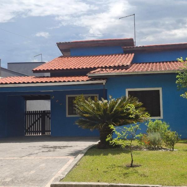 Casa azul da praia