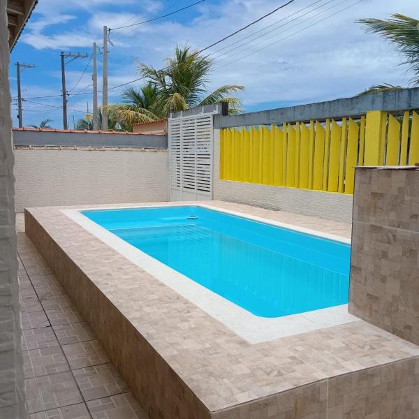 Casa Amarela Pé na Areia Itanhaém - Foto 4