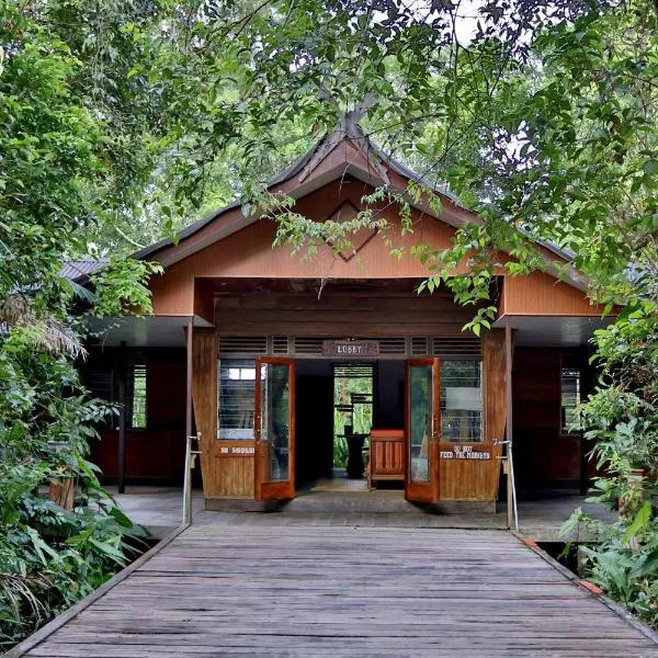 Kampungcina에 위치한 호텔 Rimba Orangutan Ecolodge