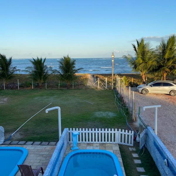 Pé na areia