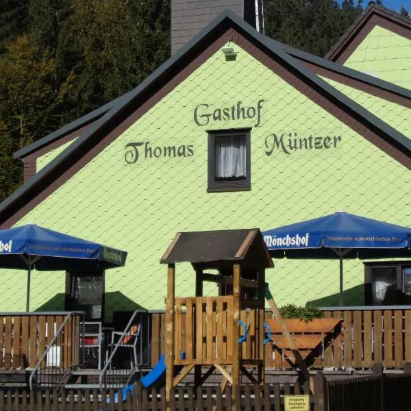 Gasthof Thomas Müntzer, hotel v destinaci Steinheid