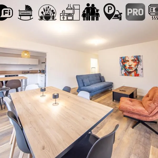 Bright 2 bedroom apartment I cozy I Ideal for family and business, hotelli Houdemontissa