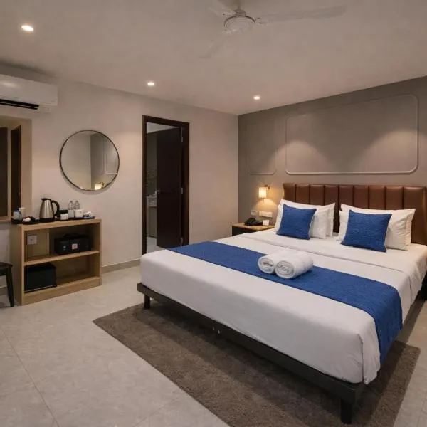 Qotel Comfort Golden Saffron Punjabi Bagh New Delhi, hotell i New Delhi