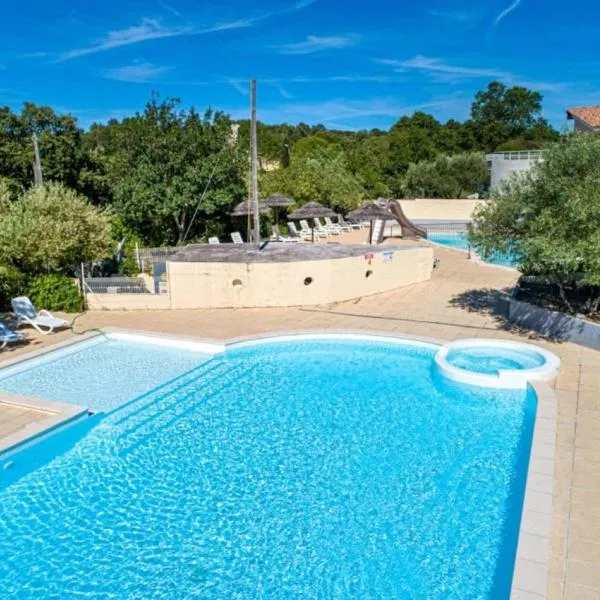 ZEcamping 3 étoiles familial toboggans locatif 16m2 4 pers, hotel em Sussargues