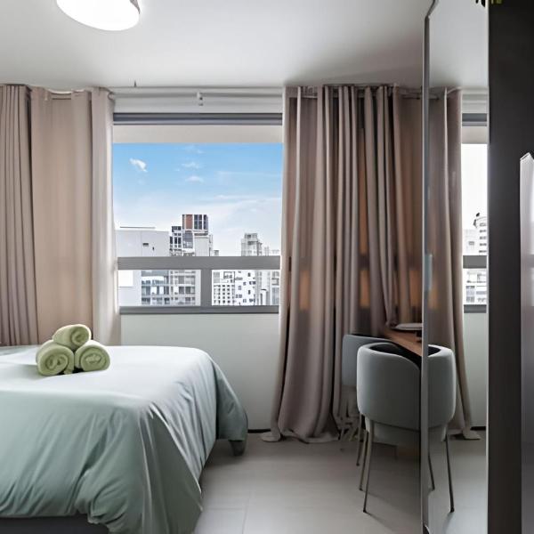 BHaus ON Brooklin | Studio Premium com Vista 16o andar | Academia | Lavanderia Pay per use | Minimercado | Recepção 24h | Sem vaga de garagem | Ao lado do Metrô | bk16 - Foto 2