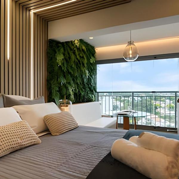 BHaus Thera Ibirapuera Deluxe - Vista Incrível 20o andar - Academia - Lavanderia - Próximo ao Parque Ibirapuera - Estacionamento pago no prédio - TH5 - Foto 2